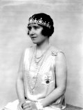 Buy Tiara Wearing Elizabeth Bowes Lyon, the Duchess of York and Future Queen of England at AllPosters.com