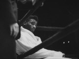 Boxer Floyd Patterson During His Bout with Ingemar Johansson
