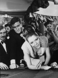 Diana Rigg and George Lazenby on Location for Her Majesty