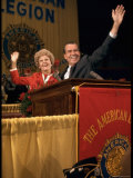 Presidential Candidate Ricard Nixon with Wife Pat During a Campaign Event at the American Legion
