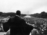 Reverend Martin Luther King Jr. Speaking at 'Prayer Pilgrimage for Freedom' at Lincoln Memorial