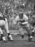 Ny Giants Player Sam Huff During Game Against the Cardinals