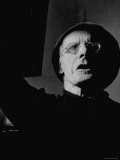 Irish Playwright Sean O'Casey Reciting from His Play Juno and the Petcock