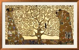 Der Lebensbaum Gerahmter Kunstdruck
