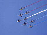 The French Air Force Commemorate D-Day with a Colourful Flying Display Over Paris, Paris, France