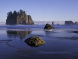 Crying Lady Rock, Second Beach, Olympic National Park, Washington, USA