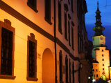 Night View of Michael Tower, Bratislava, Slovakia