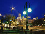 Correos Building and Street Scene, Calle de Alcala