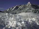 Buy Winterscene of the Flatirons in Boulder, Colorado at AllPosters.com