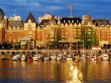 Empress Hotel with Harbour in Foreground, Victoria, Canada