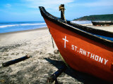 Buy Fishing Boats on Beach, Arambol, India at AllPosters.com