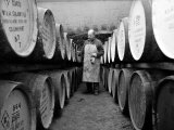 An Employee of the Knockando Whisky Distillery in Scotland, January 1972