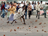 Buy Opposition Protestors Throw Brickbats at Police at Kanchpur at AllPosters.com