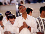 Buy Orthodox Jews at Western (Wailing) Wall, Jerusalem, Israel at AllPosters.com
