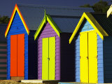 Bathing Boxes, Middle Brighton Beach, Melbourne, Victoria, Australia