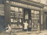 Buy The Exterior of a Chemist's Shop Most Probably in Paris at AllPosters.com