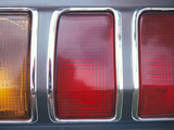 Red and Orange Tail Lights