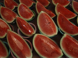 Buy Watermelon Slices Sold at a Market at AllPosters.com