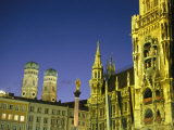 The Marienplatz in Munich at Night