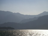 Mountains of North Korea as Seen from a Ferry from Goseong