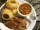 Buy Brisket, Beans, and Rings at Famous Sonny Bryans Smokehouse at AllPosters.com
