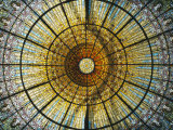 Buy Detail of an Ornate Stained-Glass Window at AllPosters.com