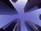 Buy View Looking Up at Skyscrapers, Los Angeles, CA at AllPosters.com
