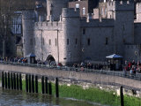 Tower of London and River Thames, UK