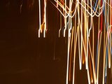 Buy Colorful Streaks and Swirls of Light Against a Black Background at AllPosters.com