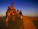 Buy Man Atop Camel, Thar Desert, Rajasthan, India at AllPosters.com