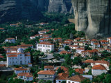 Village at Base of Cliffs, Kastraki, Greece