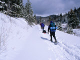 Buy Winter Hiking in the Tushar Mountains, Capitol Reef National Park, Utah, USA at AllPosters.com