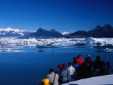 Buy People on Tour Boat Looking Over Columbia Glacier, Prince William Sound, USA at AllPosters.com