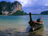 Buy Traditional Boat in Ao Rei Leh (Bay of Railay), Rai Leh Bay, Thailand at AllPosters.com