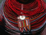 Buy Detail of Jewellery Worn by Samburu Girl, Samburu National Reserve, Kenya at AllPosters.com