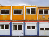 Buy Brightly Colored, Double Decker Construction Trailers in Berlin at AllPosters.com