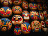 Buy Woven Masks for Sale for Tet Festival, Hanoi, Vietnam at AllPosters.com
