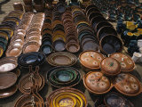 Handmade Ceramics and Pottery for Sale at an Outdoor Market