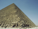 A View from the Base of One of Egypts Great Pyramids