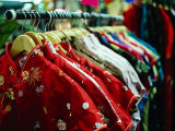 Buy Rack of Shirts at Pearl River Trading Company, Chinatown, New York City, New York, USA at AllPosters.com
