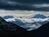 Mountains on Swiss-Italian Border, South of Livigno, Swiss NP, Engadine Valley, Zernez, Switzerland