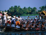 Buy Men in Annual Nehru Cup Snake Boat Race, Alappuzha, India at AllPosters.com