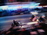 Motorbikes Take to Main Street During Bike Week, Daytona Beach, Florida, USA