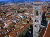 Buy Campanile and Other Buildings Seen from Duomo Dome, Florence, Italy at AllPosters.com