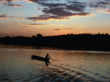 Buy Local Rowing on Mekong River Near Laos Border, Thailand at AllPosters.com
