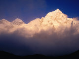 Buy Mt. Everest and Mt. Nuptse at Sunset, Mt. Nuptse, Sagarmatha, Nepal at AllPosters.com