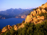 Les Calanques, Rocky Inlets Towering 400 Metres Above Golfe De Porto, Piana, Corsica, France