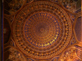 Buy Ceiling Inside Dome of Tilla-Kari Medressa, Uzbekistan at AllPosters.com