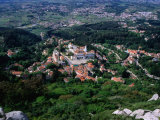 Buy Palacio Nacional De Sintra from Castelo Dos Mouros, Sintra, Portugal at AllPosters.com