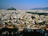 Lykavittos Hill and Cityscape, Athens, Greece
